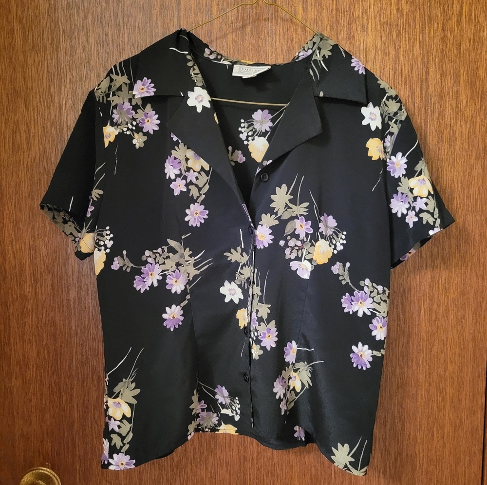 Vintage floral blouse